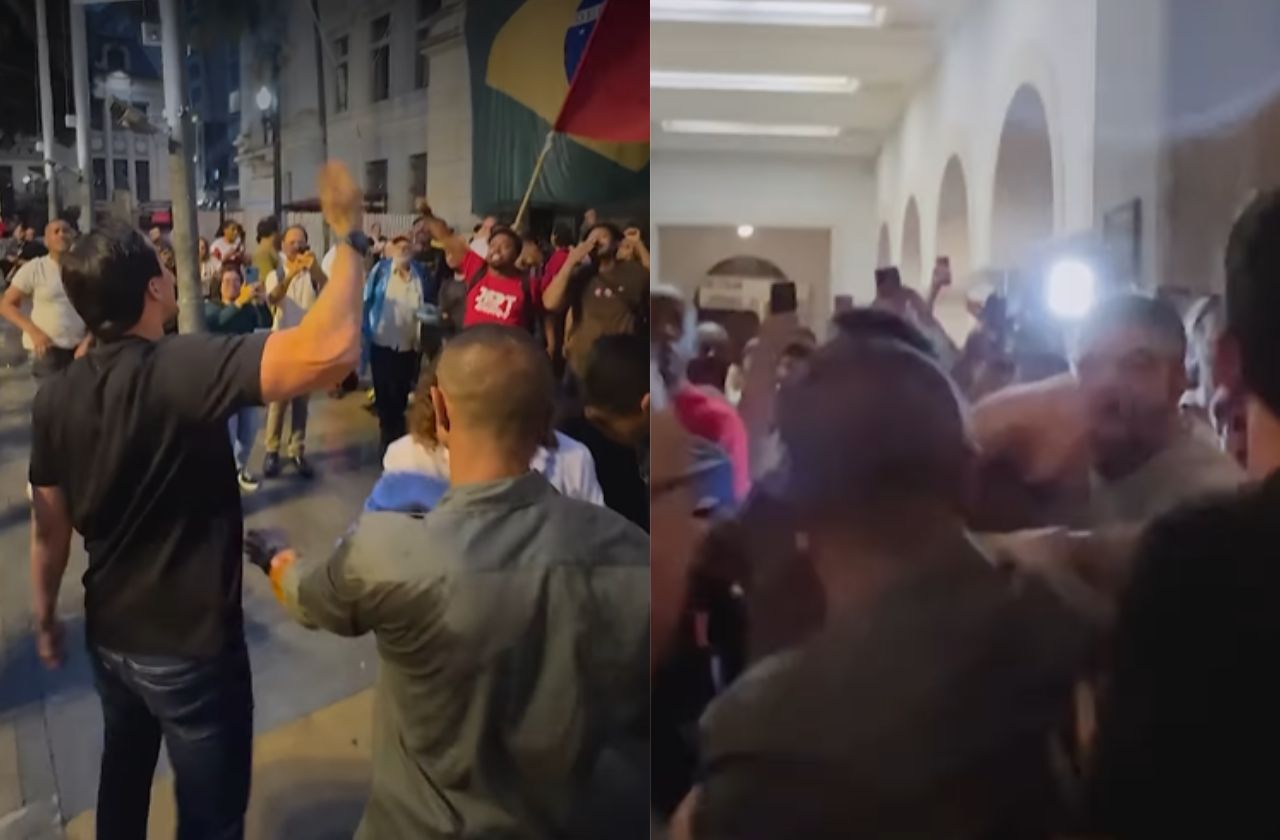ato-pelo-8/1-em-sp-tem-confusao-entre-politicos-bolsonaristas-e-manifestantes